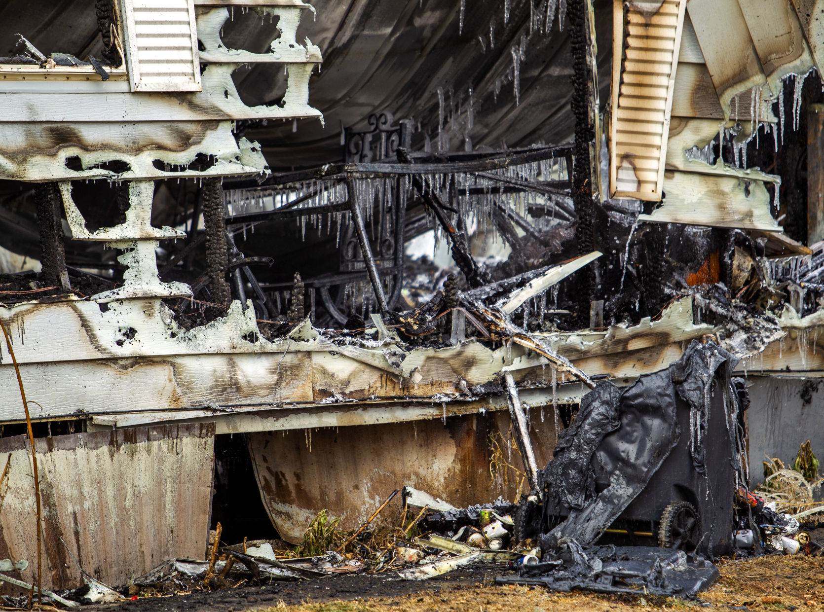 Mobile home fire